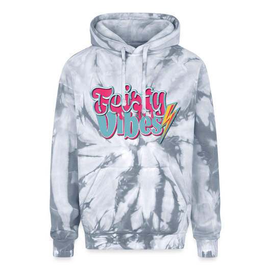 Feisty Vibes Smokey Hoodie - spider silver