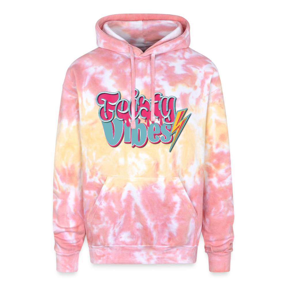 Feisty Vibes Peachy Hoodie - funnel cake