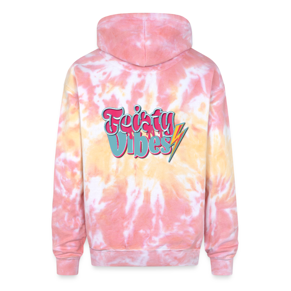 Feisty Vibes in the back Hoodie - funnel cake
