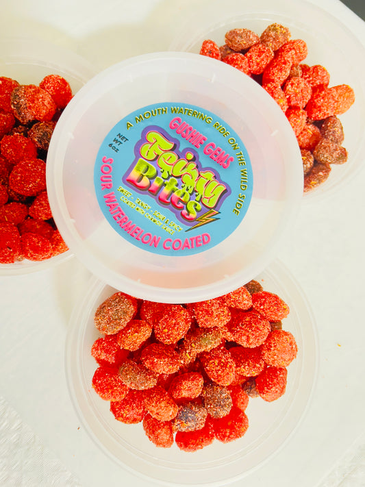Feisty Watermelon Coated Gushies