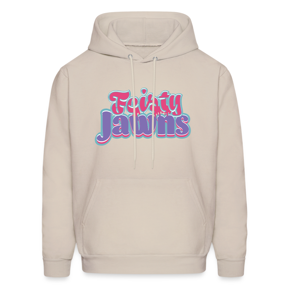 Feisty Jawns - pink & purple vibes Hoodie - Sand