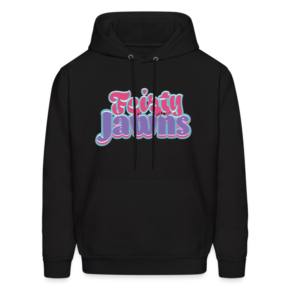 Feisty Jawns - pink & purple vibes Hoodie - black