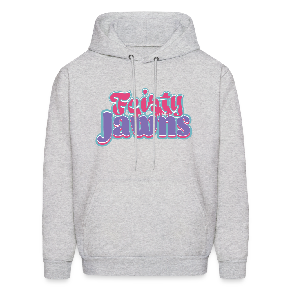 Feisty Jawns - pink & purple vibes Hoodie - ash