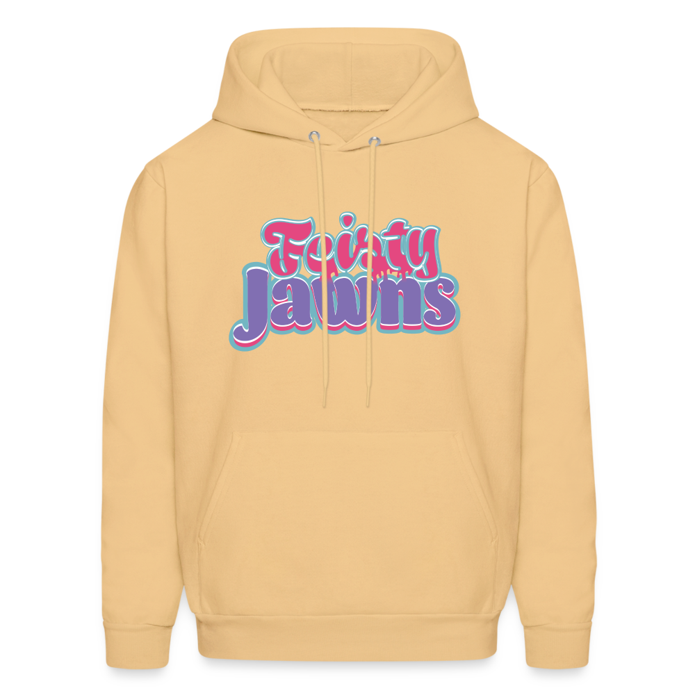 Feisty Jawns - pink & purple vibes Hoodie - light yellow