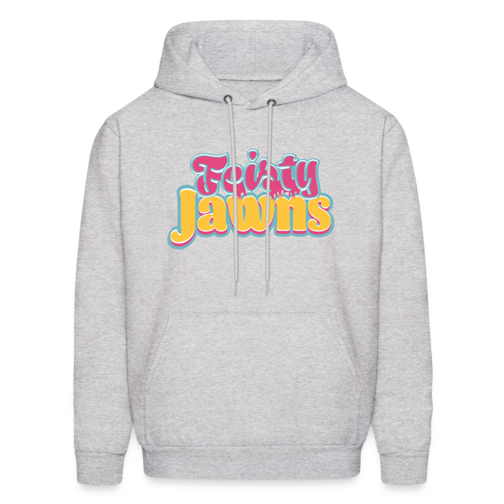 Feisty Jawns - pink & yellow vibes Hoodie - ash