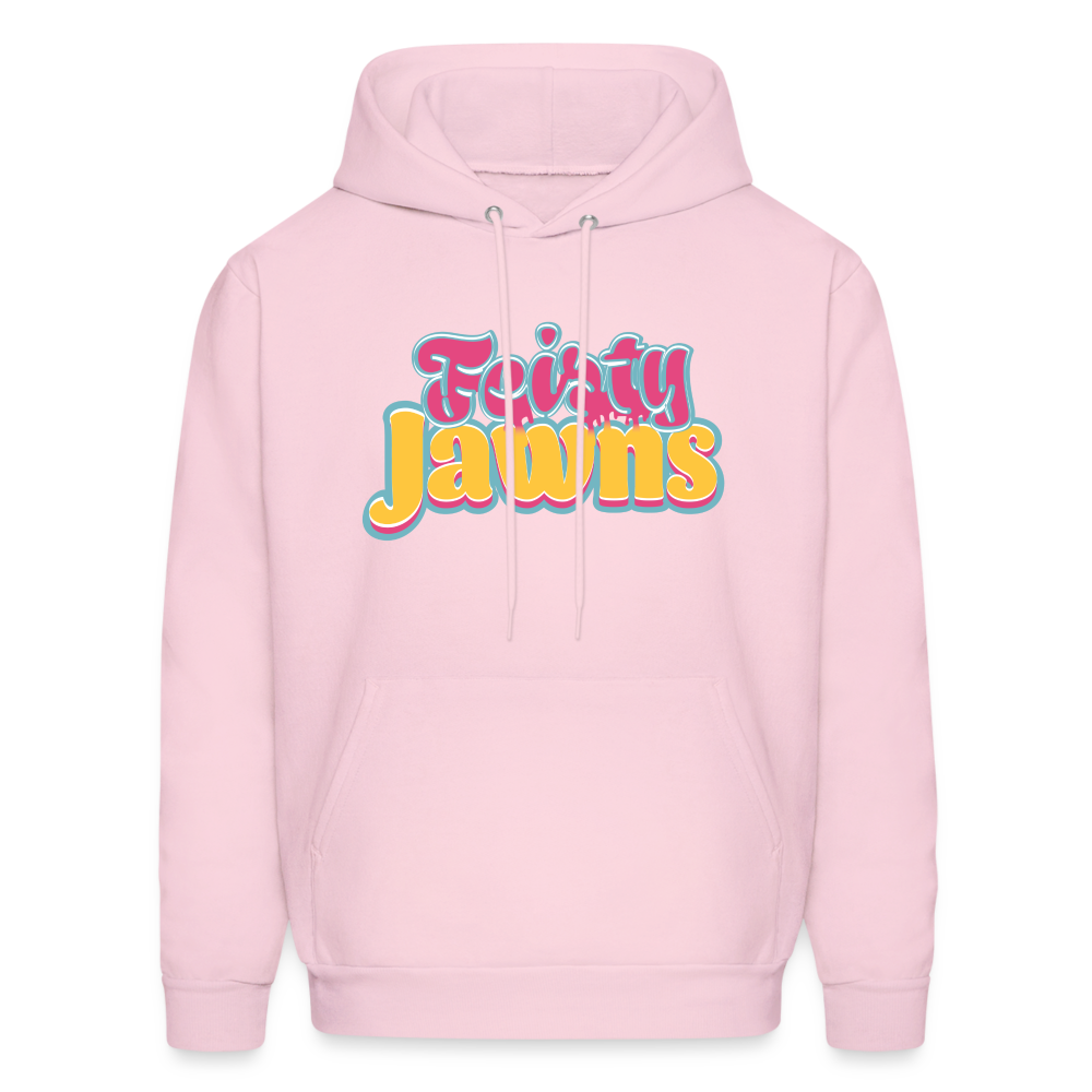 Feisty Jawns - pink & yellow vibes Hoodie - pale pink