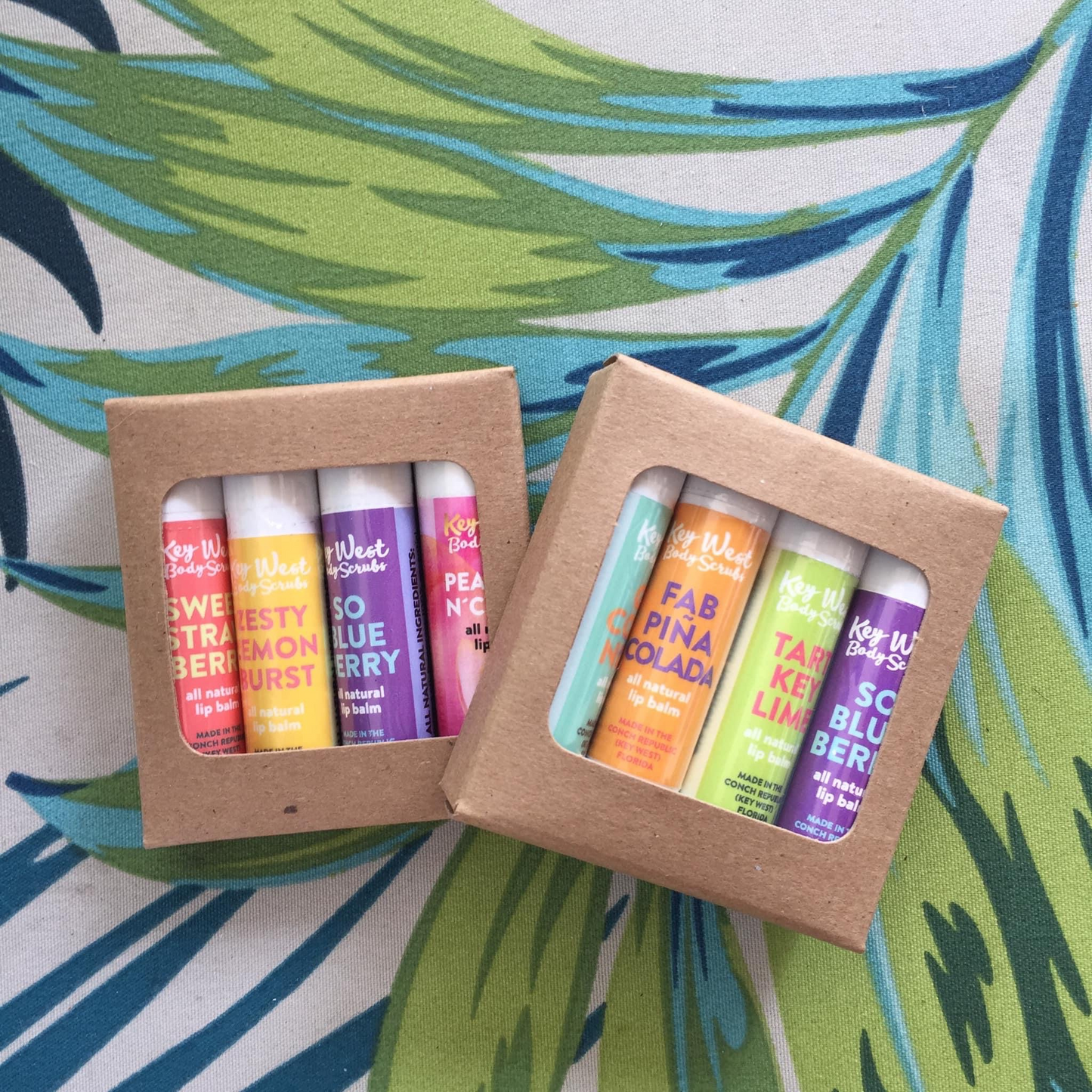 Collection of all Natural Lip Balms