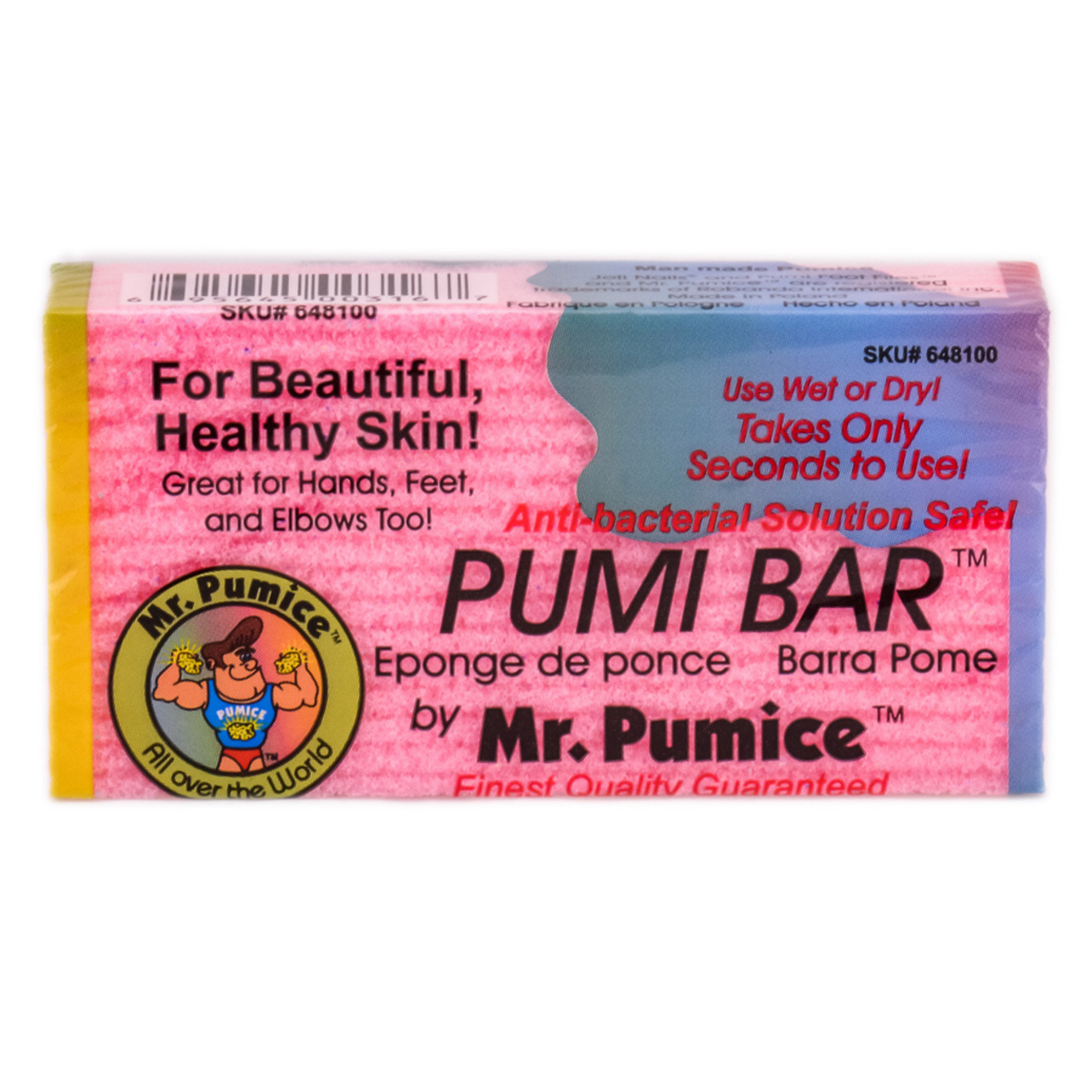 Mr. Pumice 4" Pink Bar