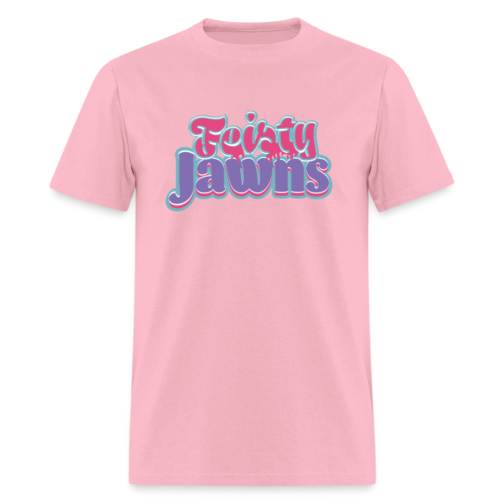 Feisty Jawns T : pink & purple vibes - pink