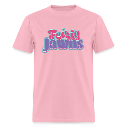 Feisty Jawns T : pink & purple vibes - pink