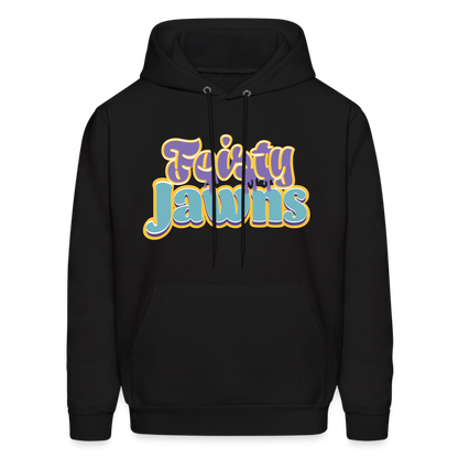 Feisty Jawns - purple & teal vibes Hoodie - black