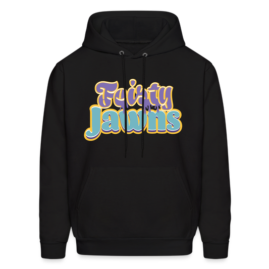 Feisty Jawns - purple & teal vibes Hoodie - black