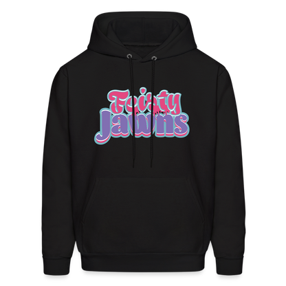 Feisty Jawns - pink & purple vibes Hoodie - black