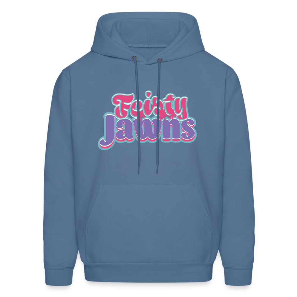 Feisty Jawns - pink & purple vibes Hoodie - denim blue