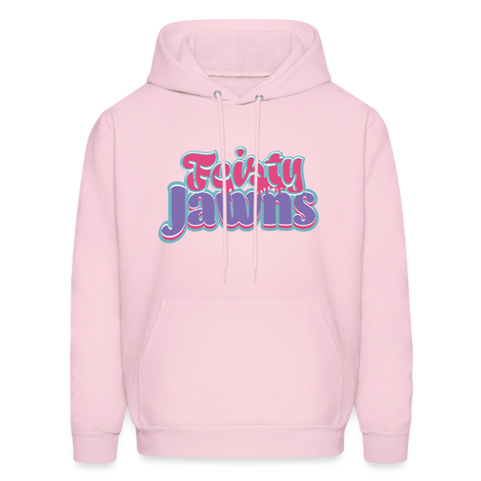 Feisty Jawns - pink & purple vibes Hoodie - pale pink