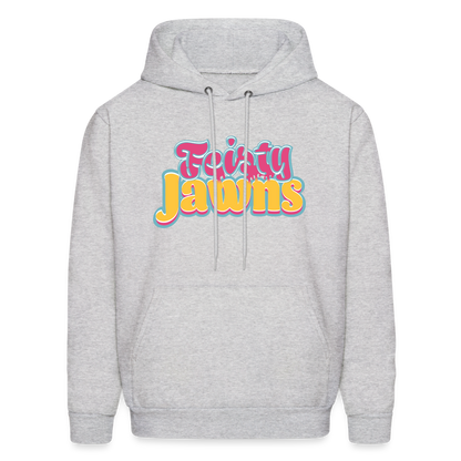 Feisty Jawns - pink & yellow vibes Hoodie - ash 