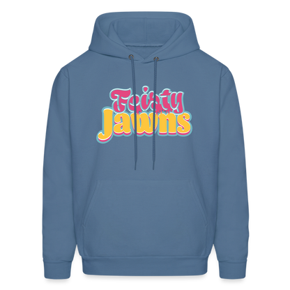 Feisty Jawns - pink & yellow vibes Hoodie - denim blue